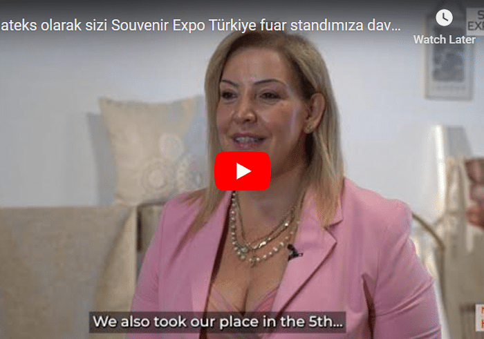 Niateks: "Souvenir Expo Türkiye'de standımıza davetlisiniz!"